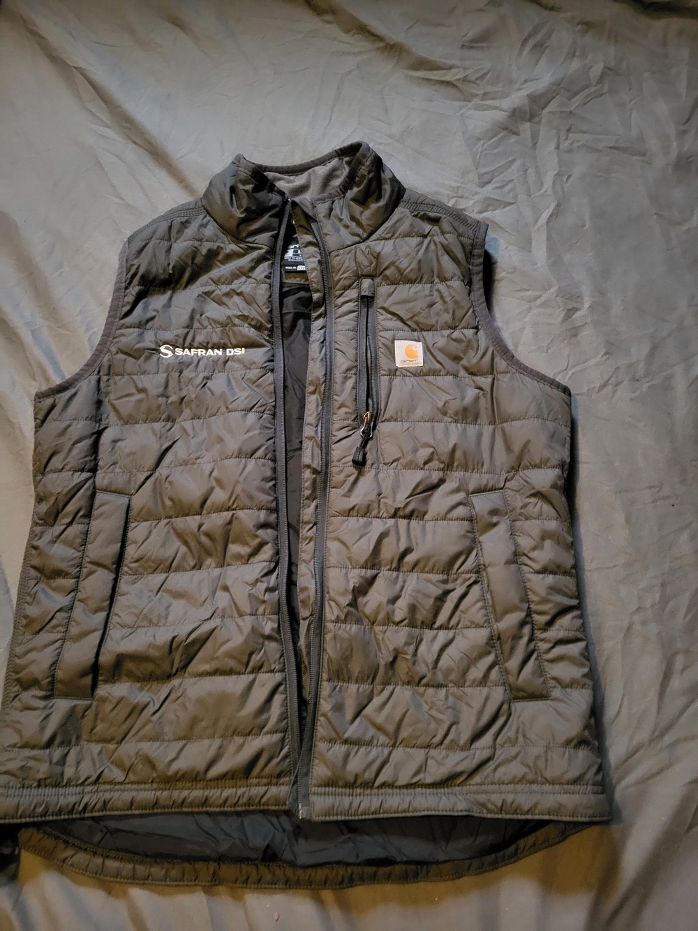 Carhartt  Rain Defender Men’s Quilted Insulated Vest - Charcoal